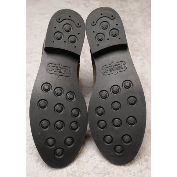 Thursday Boot Company Duchess Dark Olive Suede Chelsea Boots Womens Size 7 - Picture 6 of 16